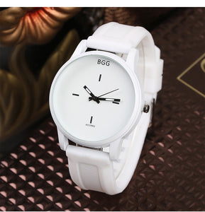 Clean White Large Dial Watch