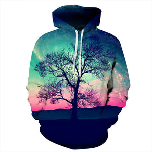 Bright Sky Tree Hoodie