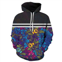 Saturated Floral Hoodie