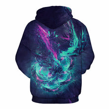 Neon Green Sharding Hoodie