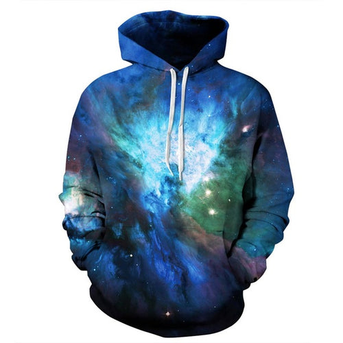 Blue Space Dissaray Hoodie