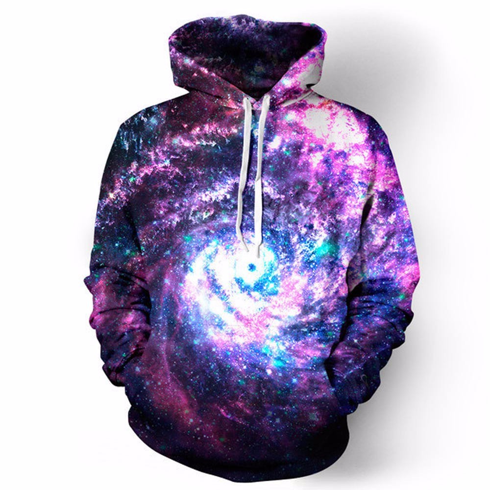 Pink Spiral Galaxy Hoodie