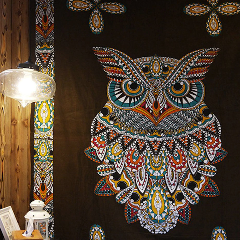 Mandala Owl Tapestry