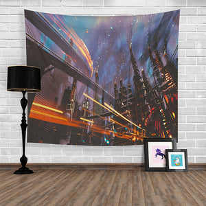 City Life Tapestry