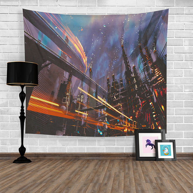 City Life Tapestry