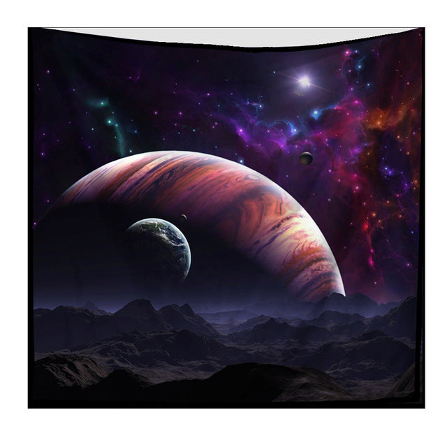 Zeegle Solar System Space Tapestry