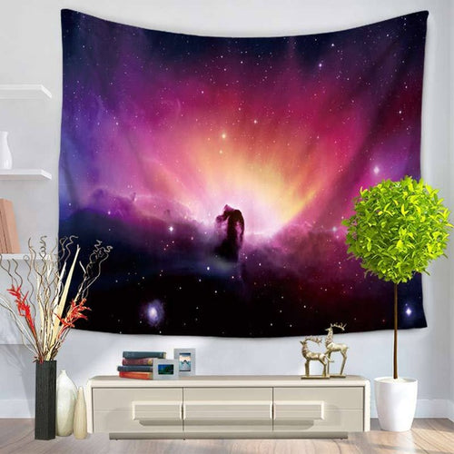 HQ Pink Starburst Tapestry