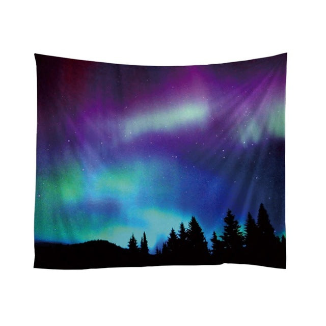 Aurora Glow Wall Tapestry